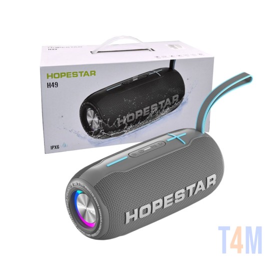 Coluna Bluetooth Hopestar H49 Cinza